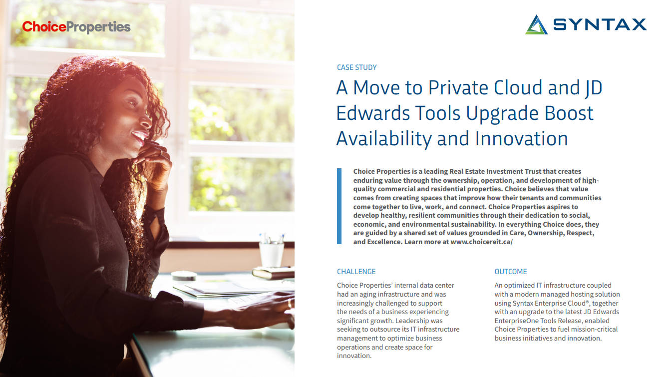 Choice Properties Success Story